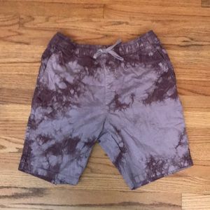 Small katin tie dye shorts from urban outfitters
